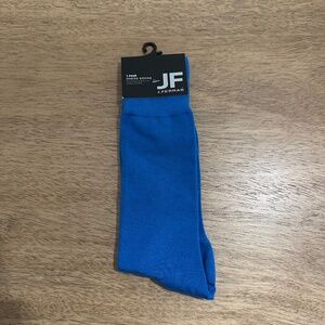 J. Ferrar Dress Mens 1 Pair Crew Socks Blue